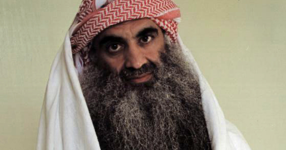 Le «terroriste» Khalid Sheikh Mohammed posant pour la CIA. D. R.